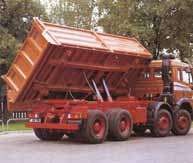 ZX-324 Family 4 Spherical cap in hydraulic cylinders for three-way tipper