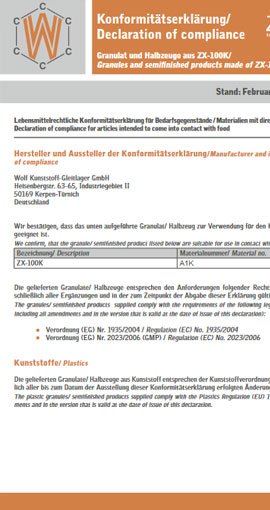 ZX-100K Zulassungsbescheinigung - ZEDEX.DE